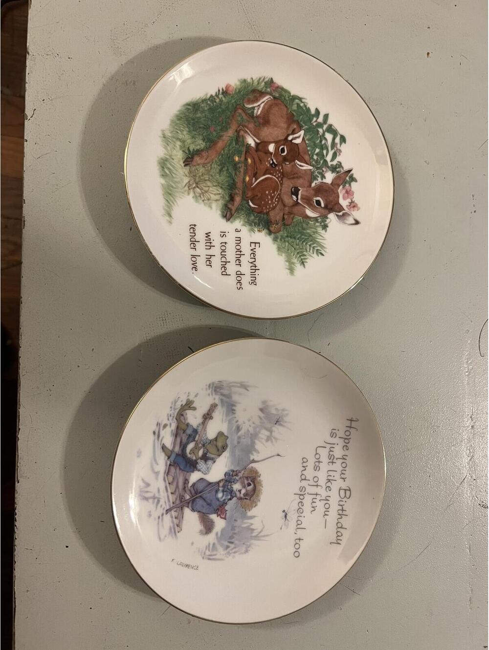 Living Memories Decorative Collector Plates - Set of 2